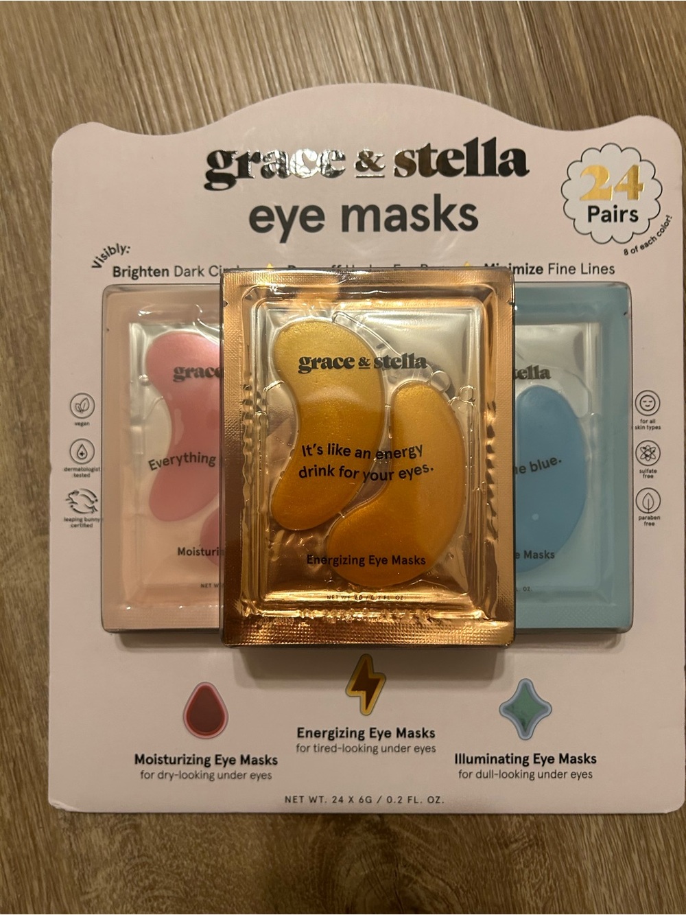Grace Stella eye mask 24 pairs new sealed